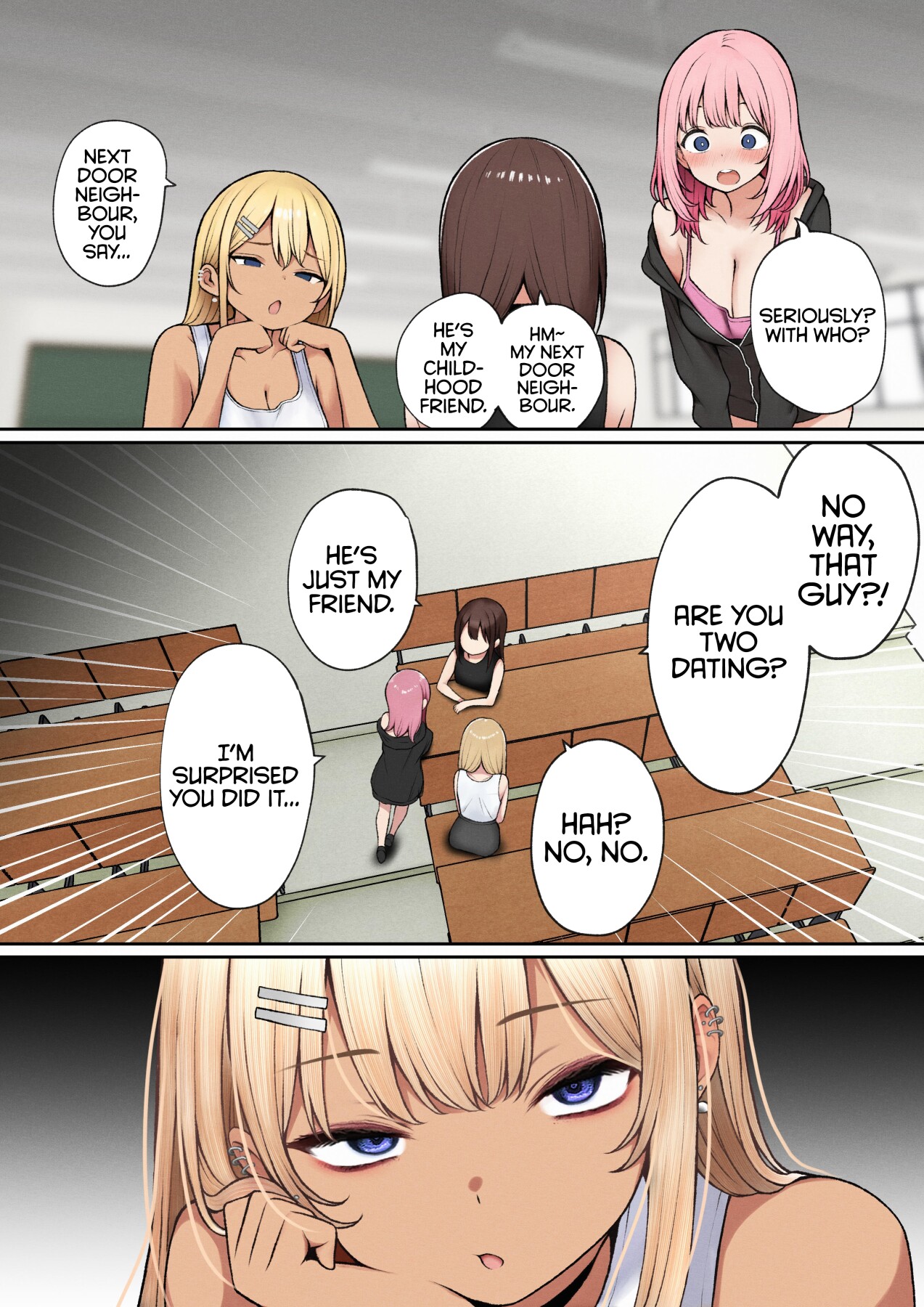 Hentai Manga Comic-The story of how my bedroom became my gyaru childhood friend's fuck-room-Read-41